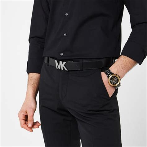 michael kors mens belt macy& 39|Michael Kors belt reversible.